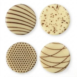 100. DISCOS CHOCOLATE BRANCO SORTIDO